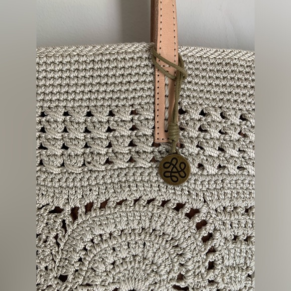 New - The Sak Faye large hand crochet tote - Picture 4 of 10